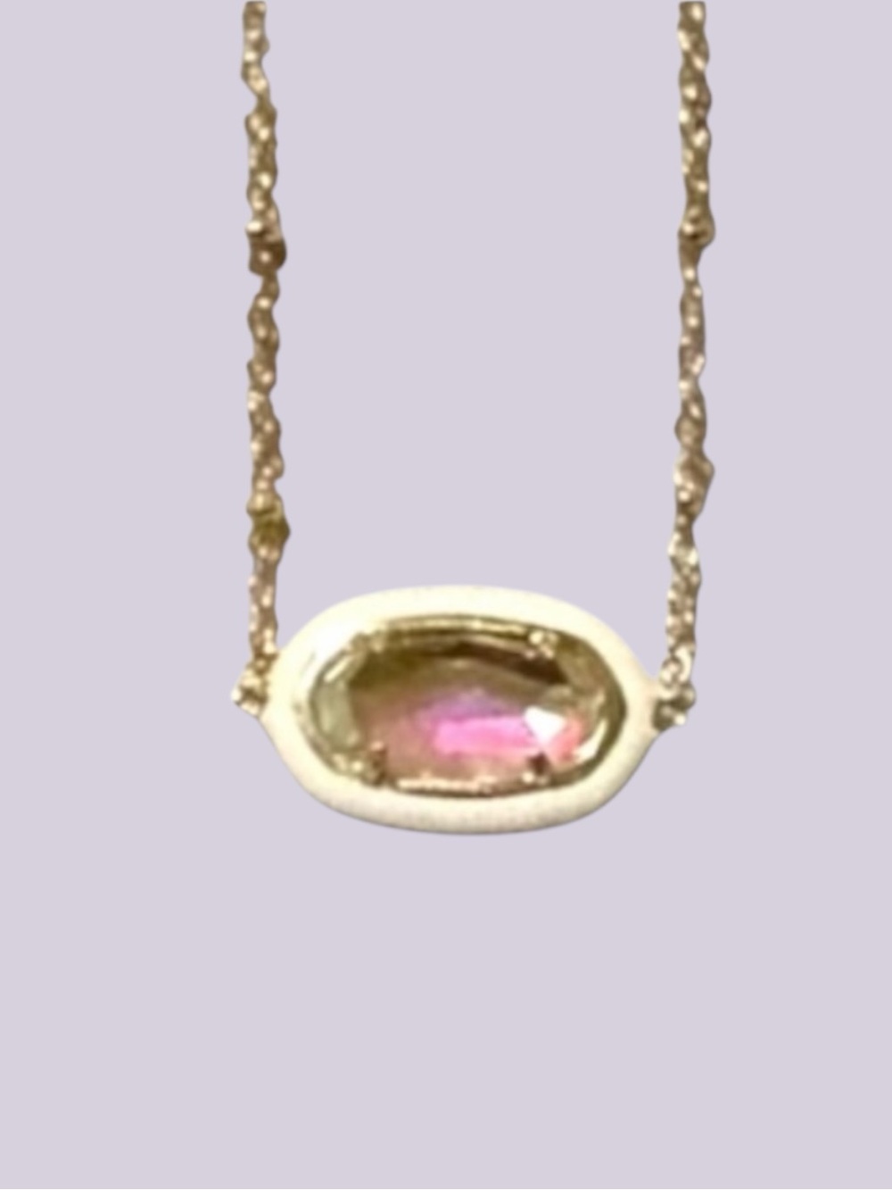 Kendra Scott Elaina Bracelet with Dichroic glass Stone in White Enamel Frame